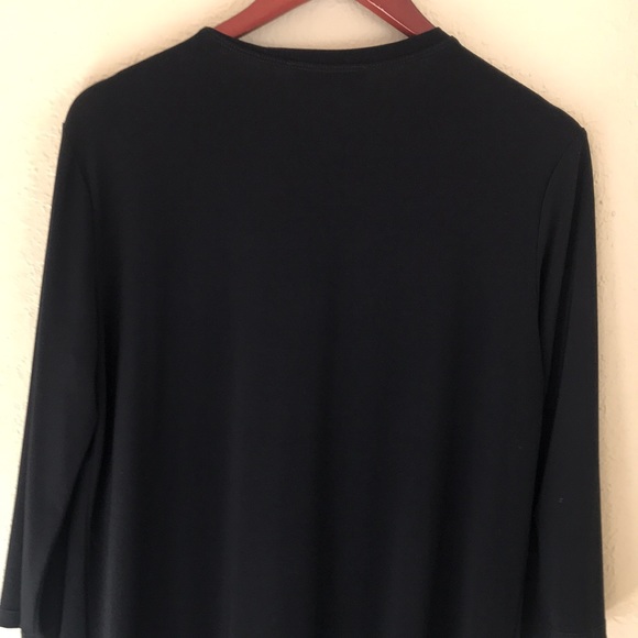 Black flowy Blouse size 12 - Picture 7 of 9